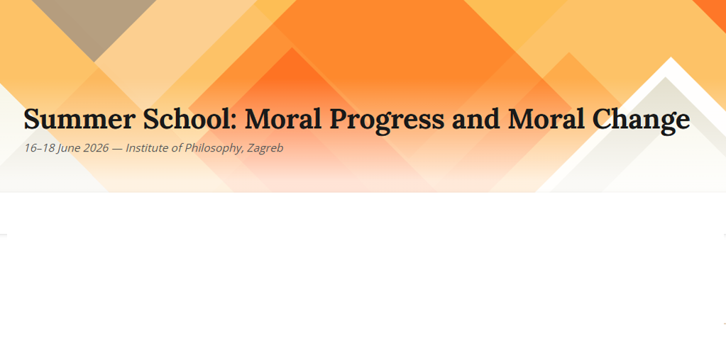 Summer School: Moral Progress and Moral Change